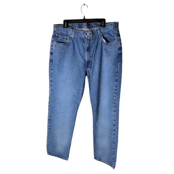 Polo Ralph Lauren Classic Denim Men Size 40X32 Light Wash Tapered Blue Jeans - Picture 1 of 9